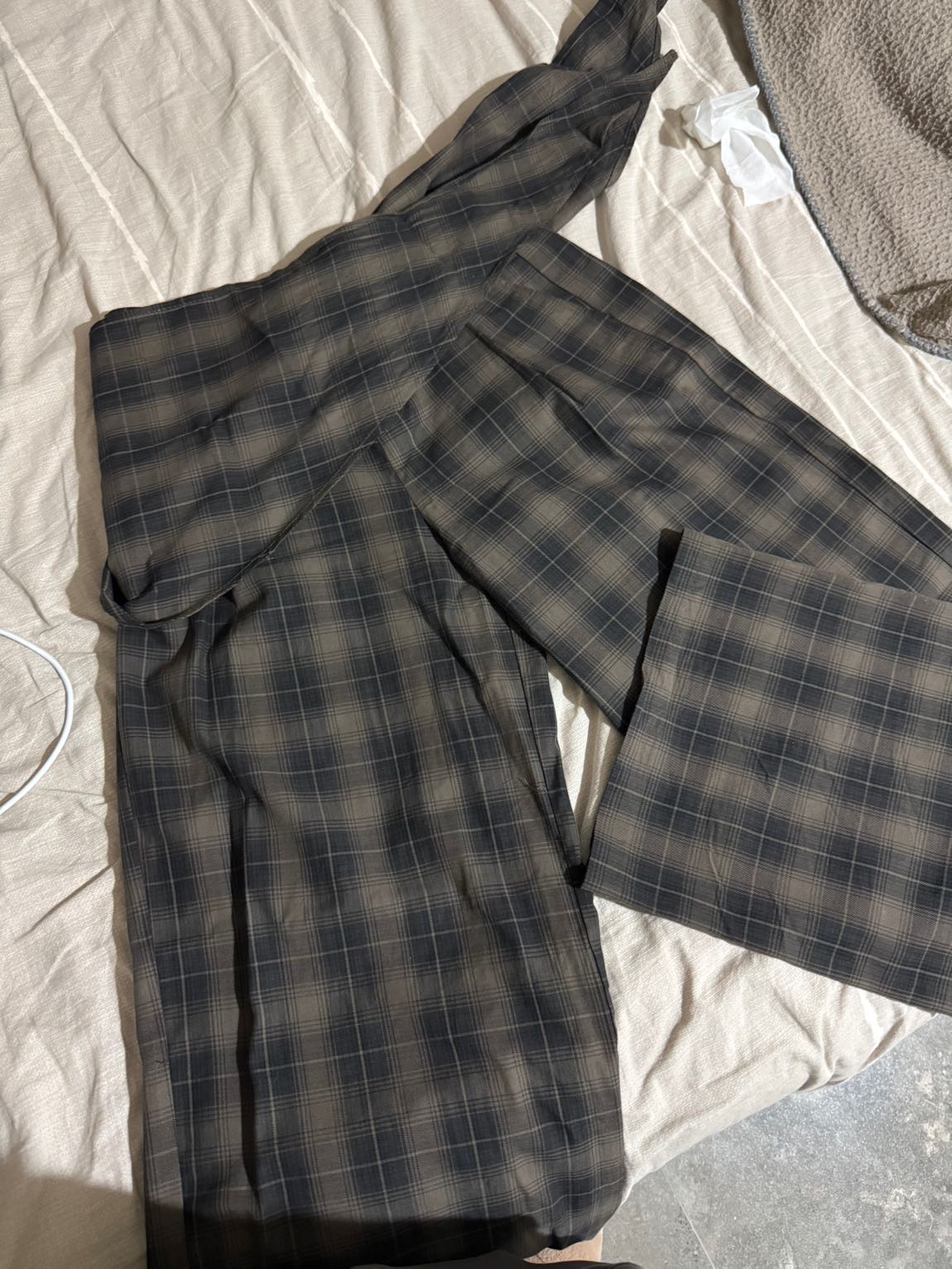 Bershka viral ekose pantolon — görsel 2/4