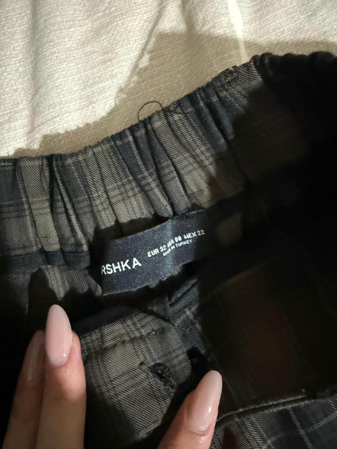 Bershka viral ekose pantolon — görsel 3/4