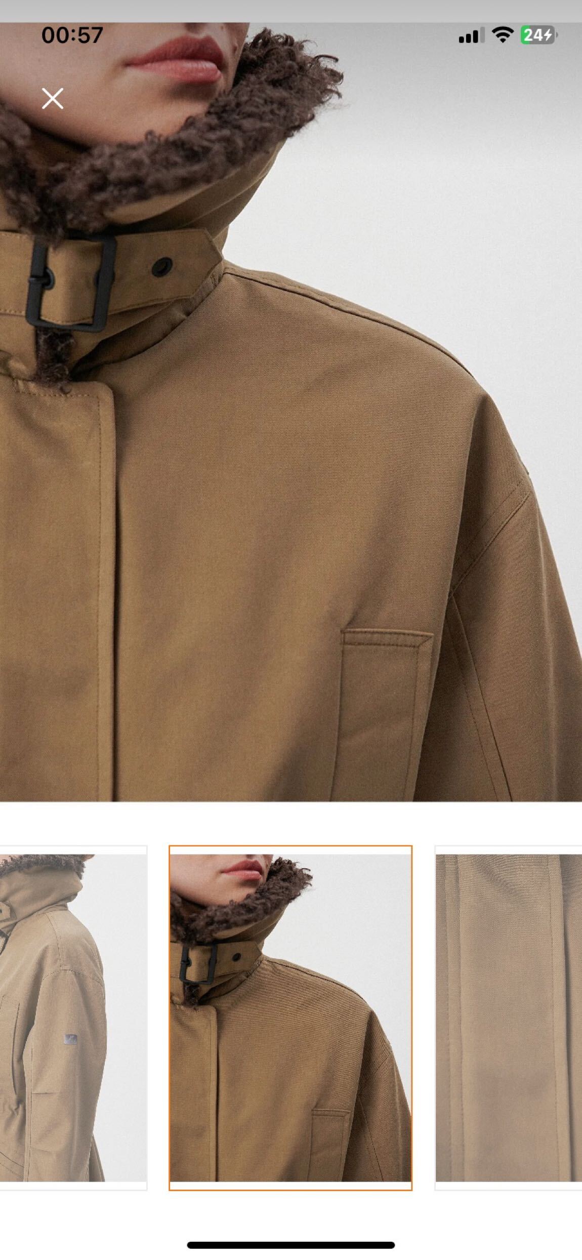 Mavi Haki Yaka Parka — görsel 4/6