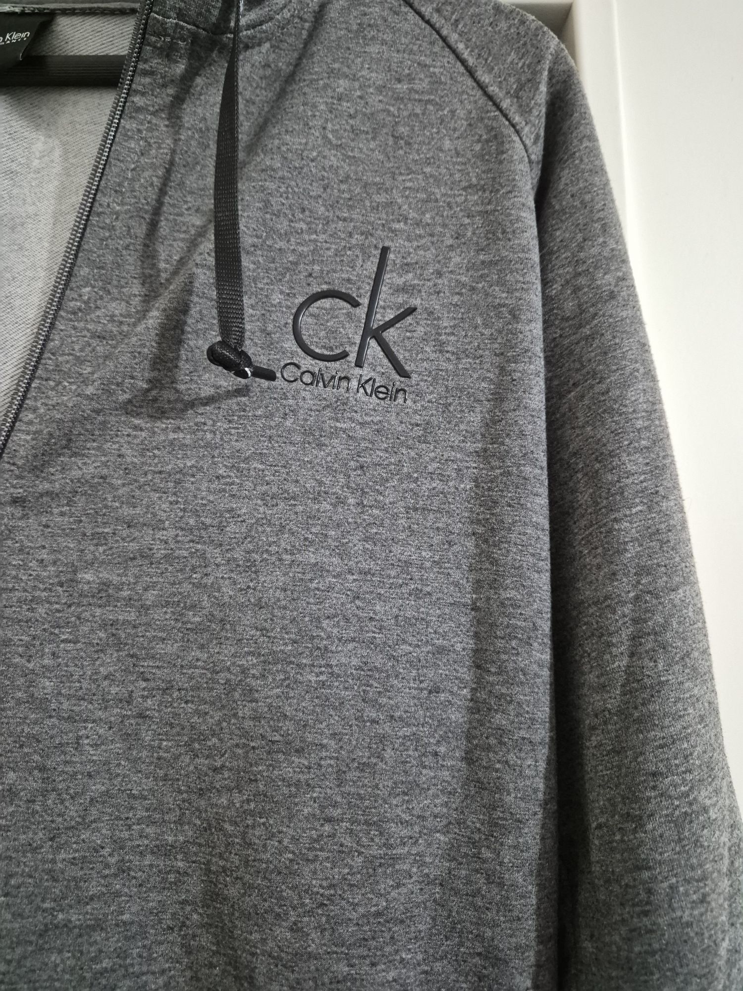Calvin Klein Gri Fermuarlı Sweatshirt — görsel 3/9