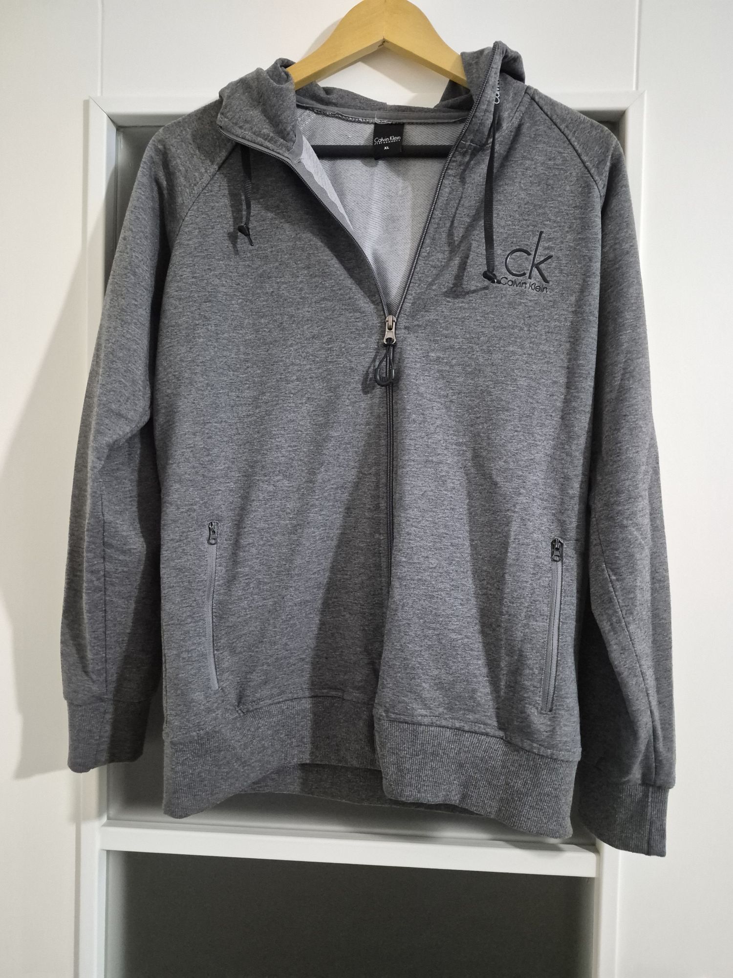 Calvin Klein Gri Fermuarlı Sweatshirt — görsel 5/9