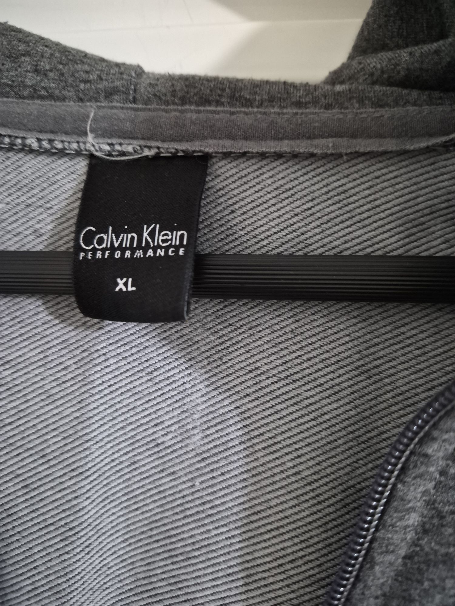 Calvin Klein Gri Fermuarlı Sweatshirt — görsel 4/9