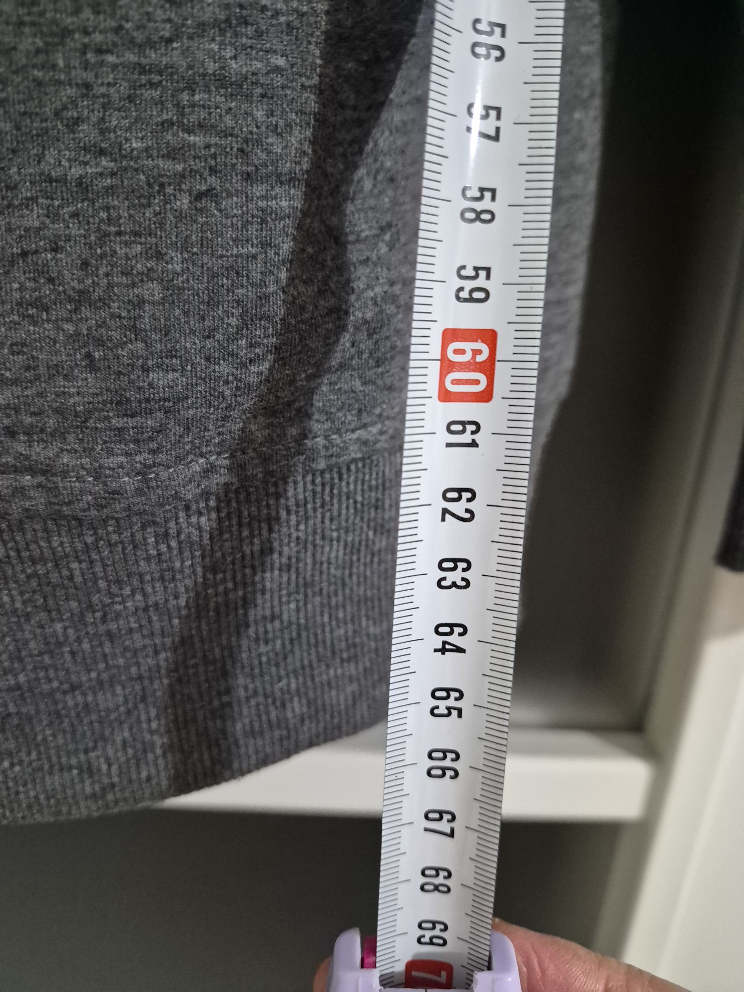 Calvin Klein Gri Fermuarlı Sweatshirt — görsel 8/9
