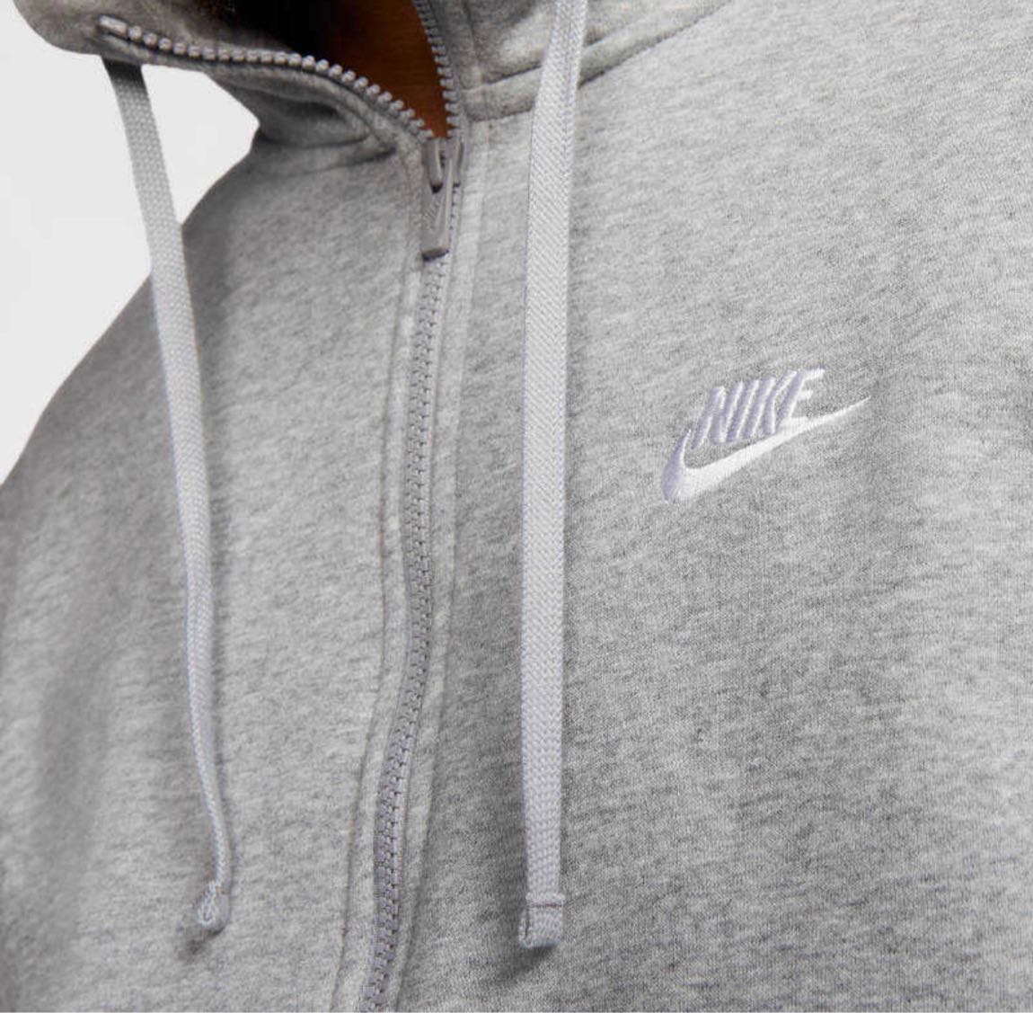 Nike Gri Fermuarlı Sweatshirt — görsel 2/3