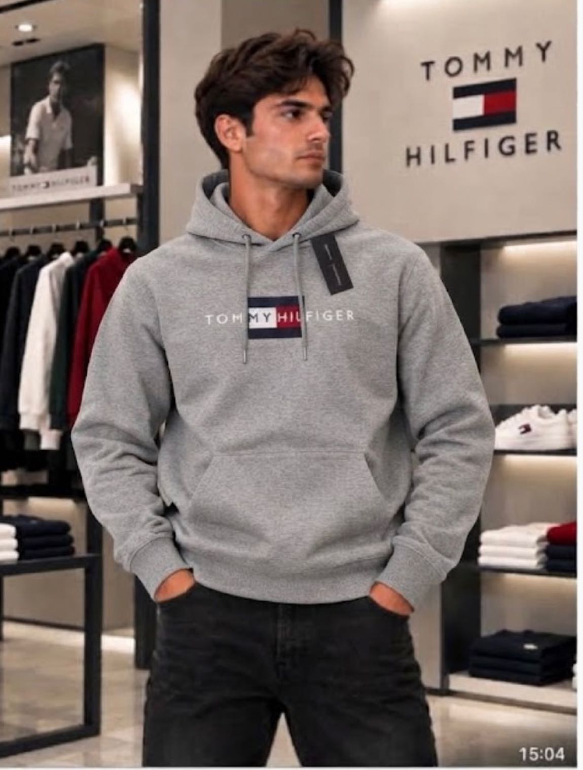 Tommy Hilfiger Siyah Sweatshirt — görsel 3/3