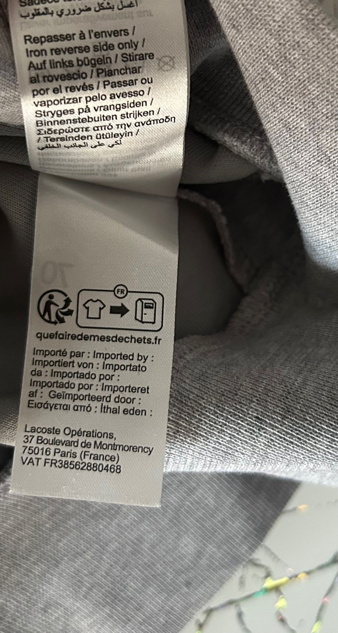 Lacoste Orijinal Fermuarlı Sweatshirt — görsel 7/8