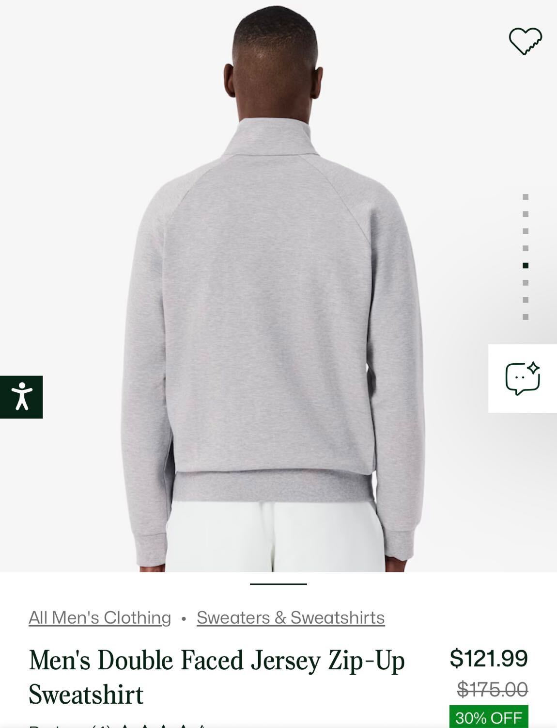 Lacoste Orijinal Fermuarlı Sweatshirt — görsel 2/8