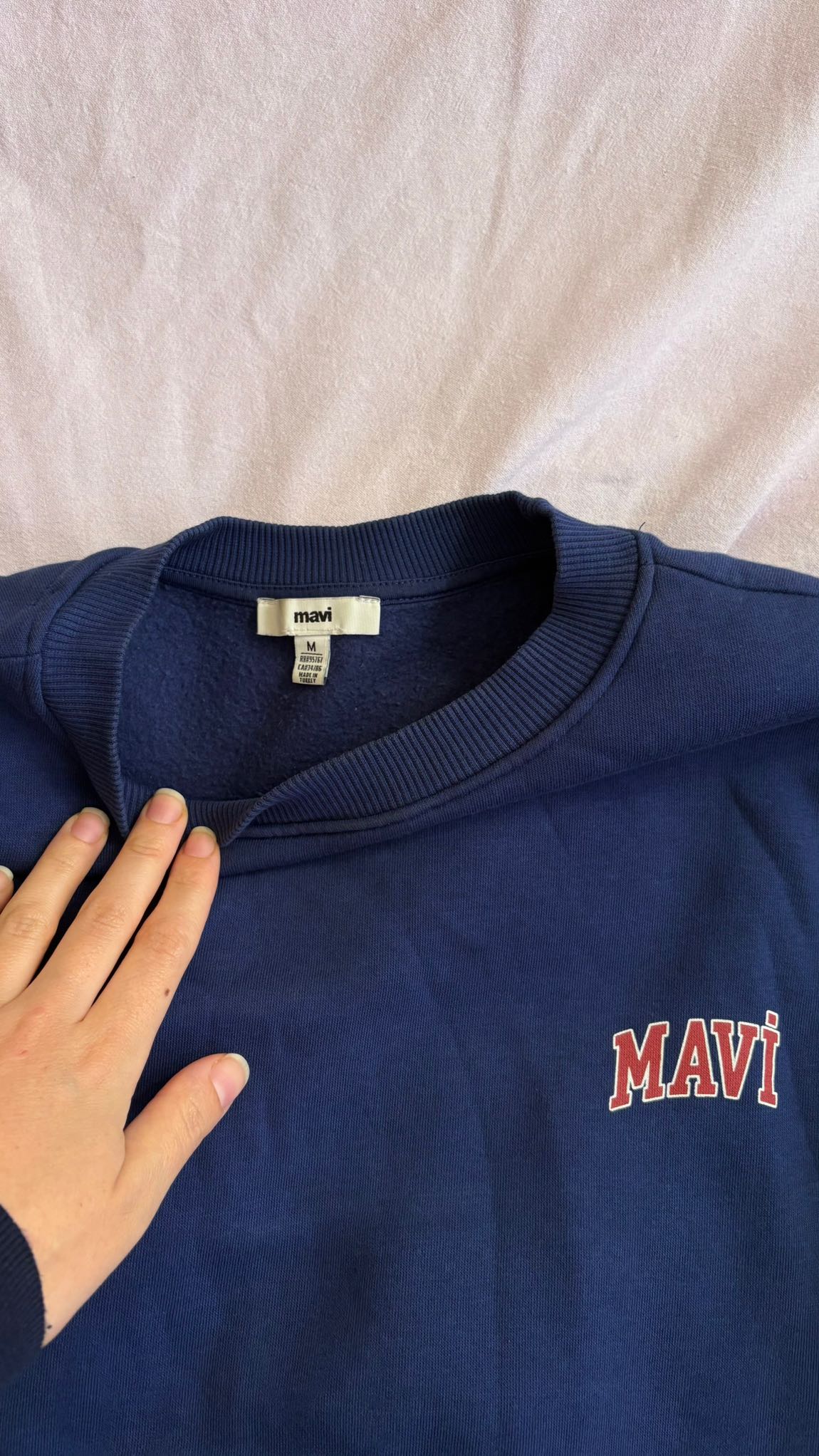 Mavi Sweatshirt Lacivert — görsel 4/4