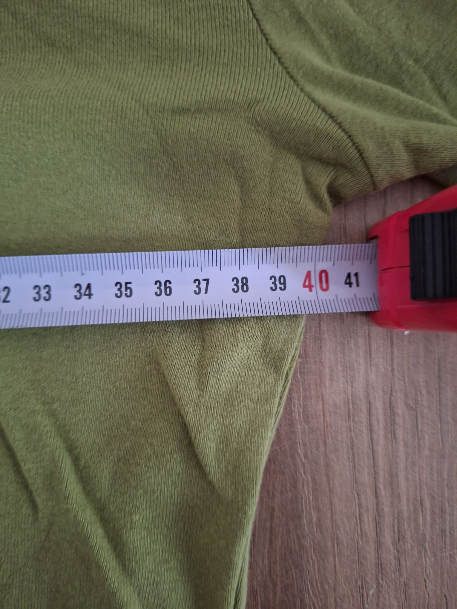 Y2K Slim fit basic Yeşil uzun kol Tisort — görsel 5/10