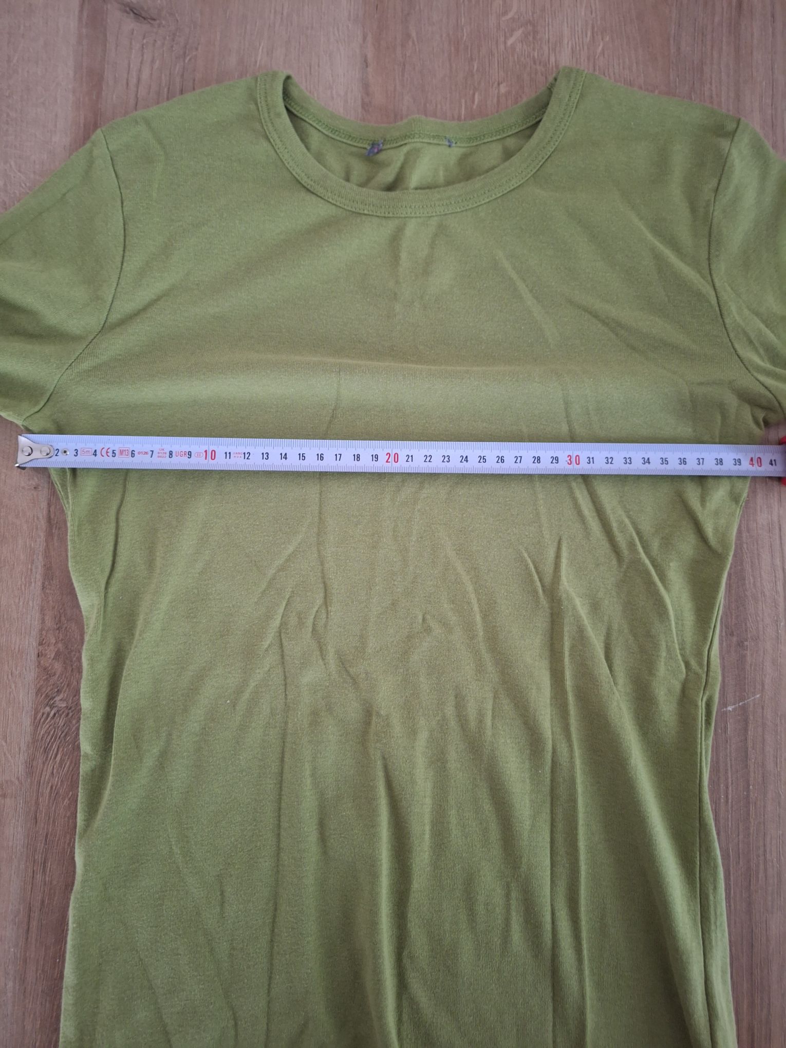 Y2K Slim fit basic Yeşil uzun kol Tisort — görsel 4/10