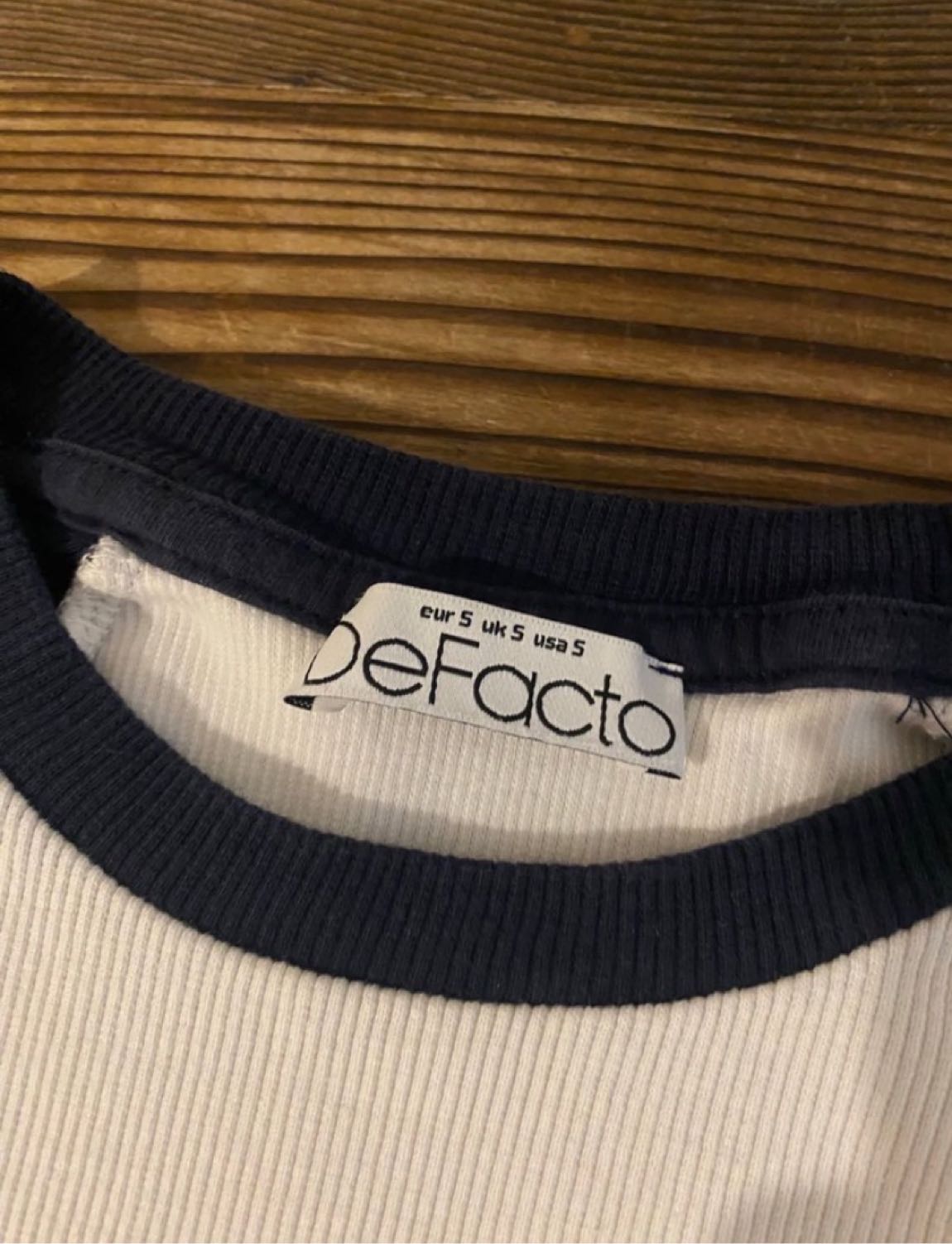 Defacto Bisiklet Yaka T-Shirt — görsel 3/5