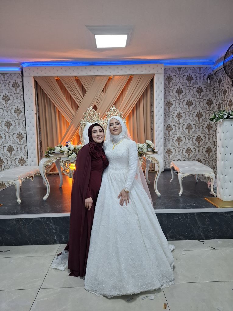 Bordo Şal Yaka Abiye Elbise — görsel 3/5