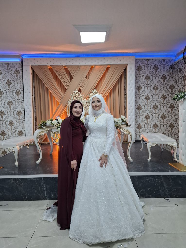 Bordo Şal Yaka Abiye Elbise — görsel 4/5