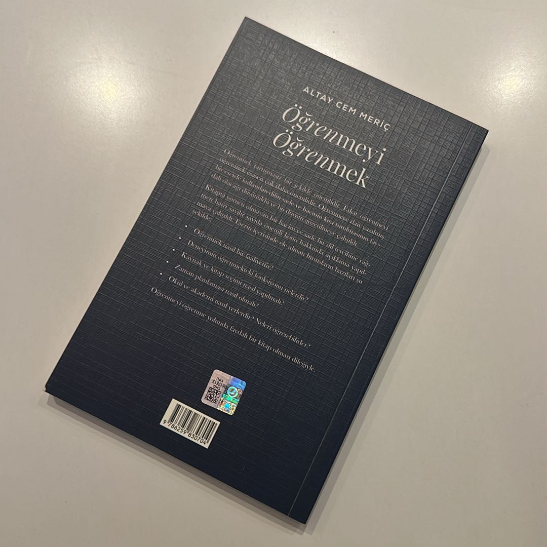 Altay Cem Meriç - Öğrenmeyi Öğrenmek — görsel 2/2