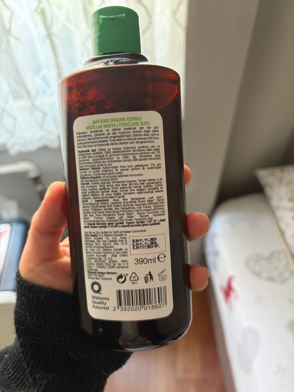 Watsons Organik Micellar Makyaj — görsel 2/3
