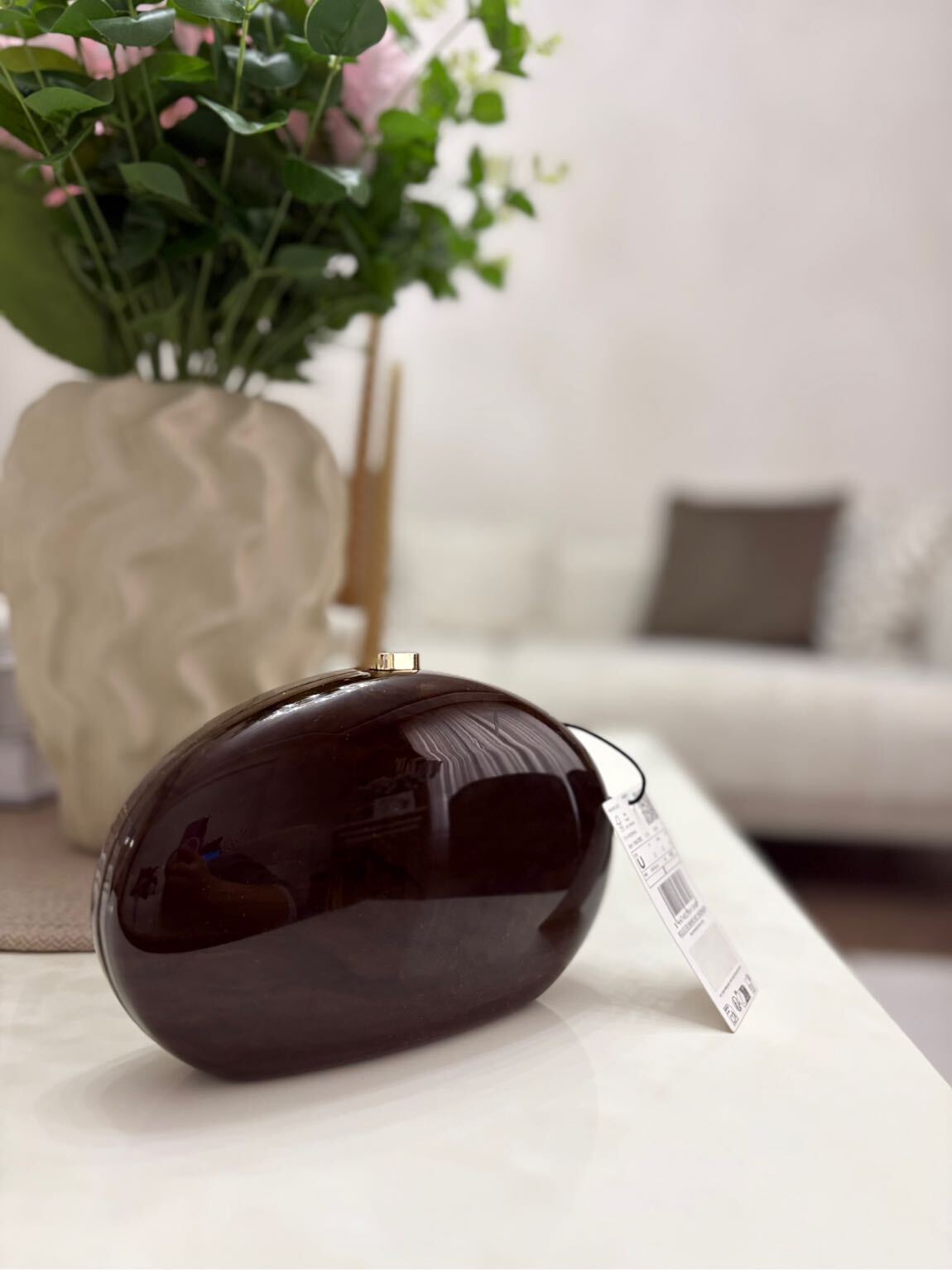MANGO Oval Clutch Çanta — görsel 6/10