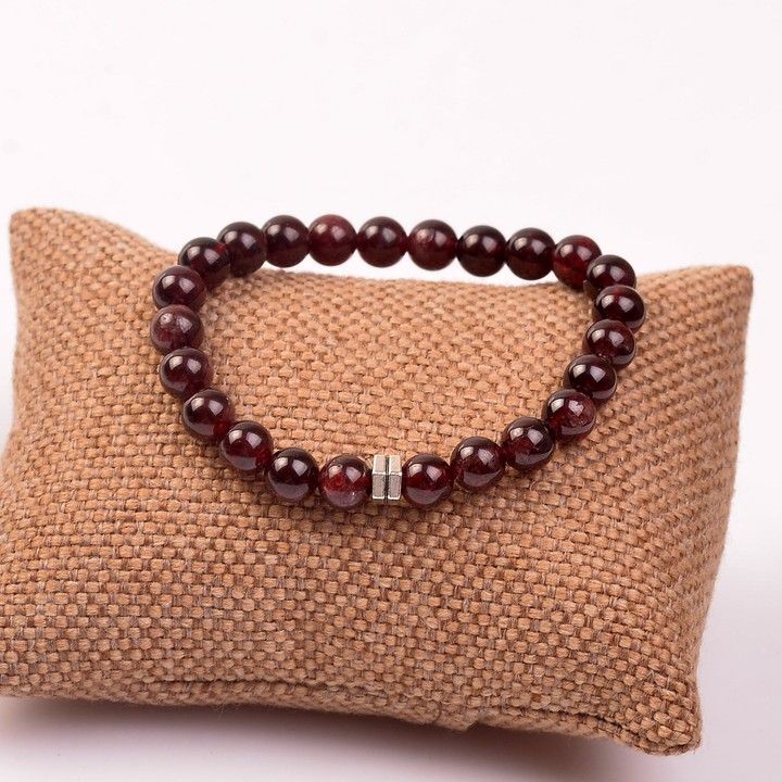 LâL(Garnet) Doğal Taş Bileklik (8mm) — görsel 2/3