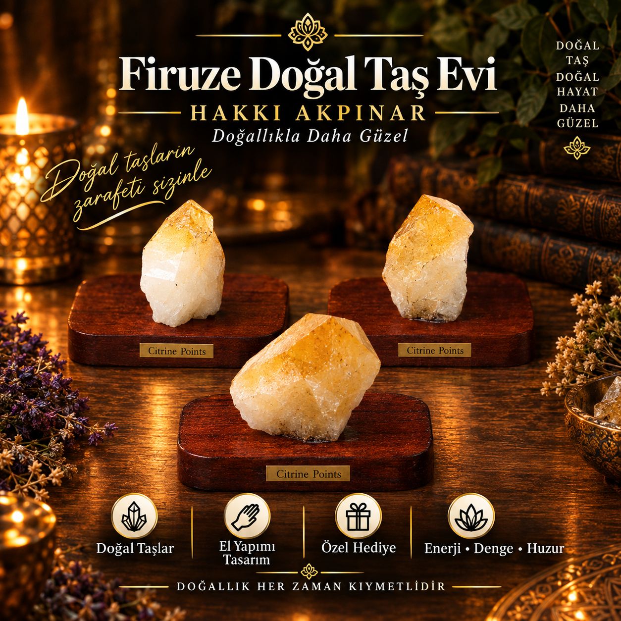 Kaideli Sitrin Doğal Taşı — görsel 2/4