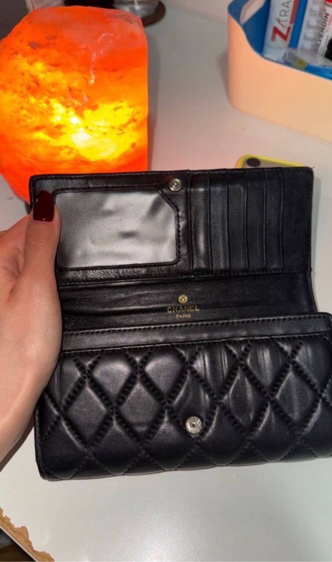 Chanel Siyah Seri Cüzdan — görsel 3/7