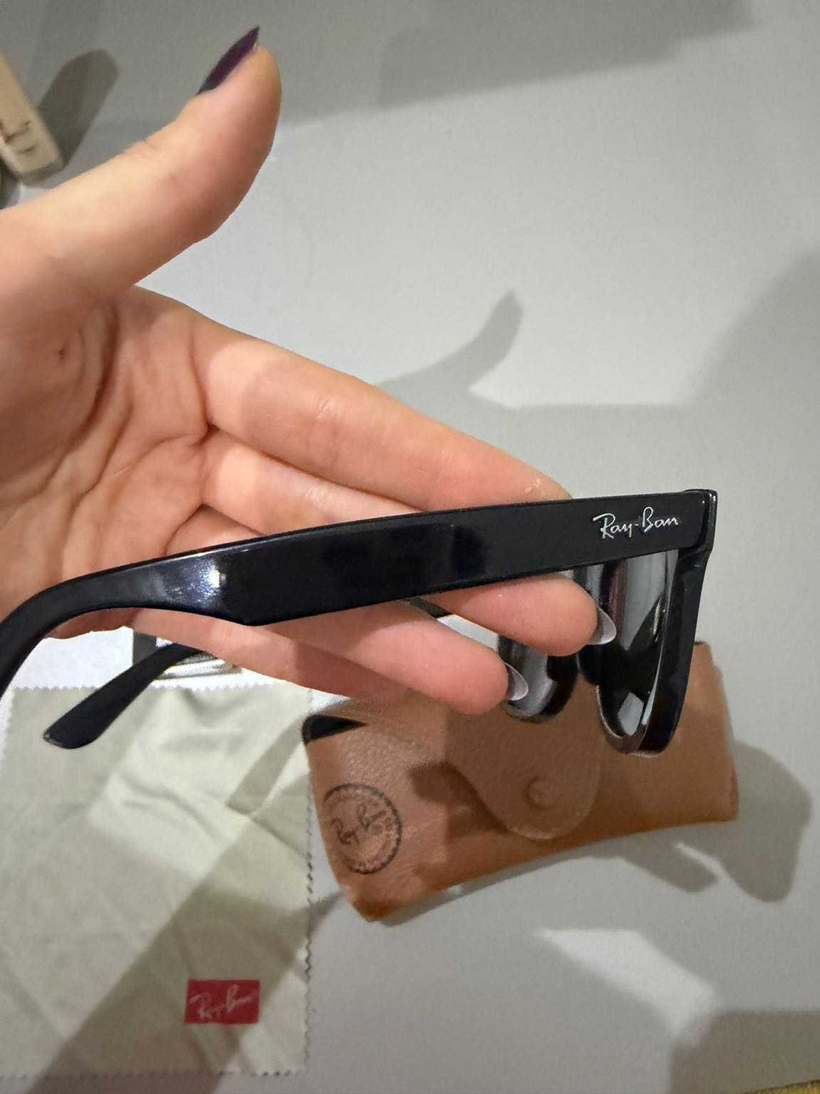 Ray-Ban Siyah wayferer Güneş Gözlüğü — görsel 3/3