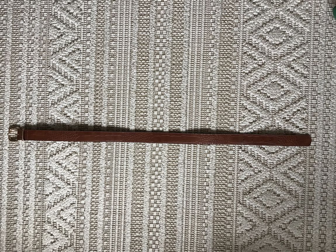 Taba Deri Kemer Altın tokalı — görsel 4/8