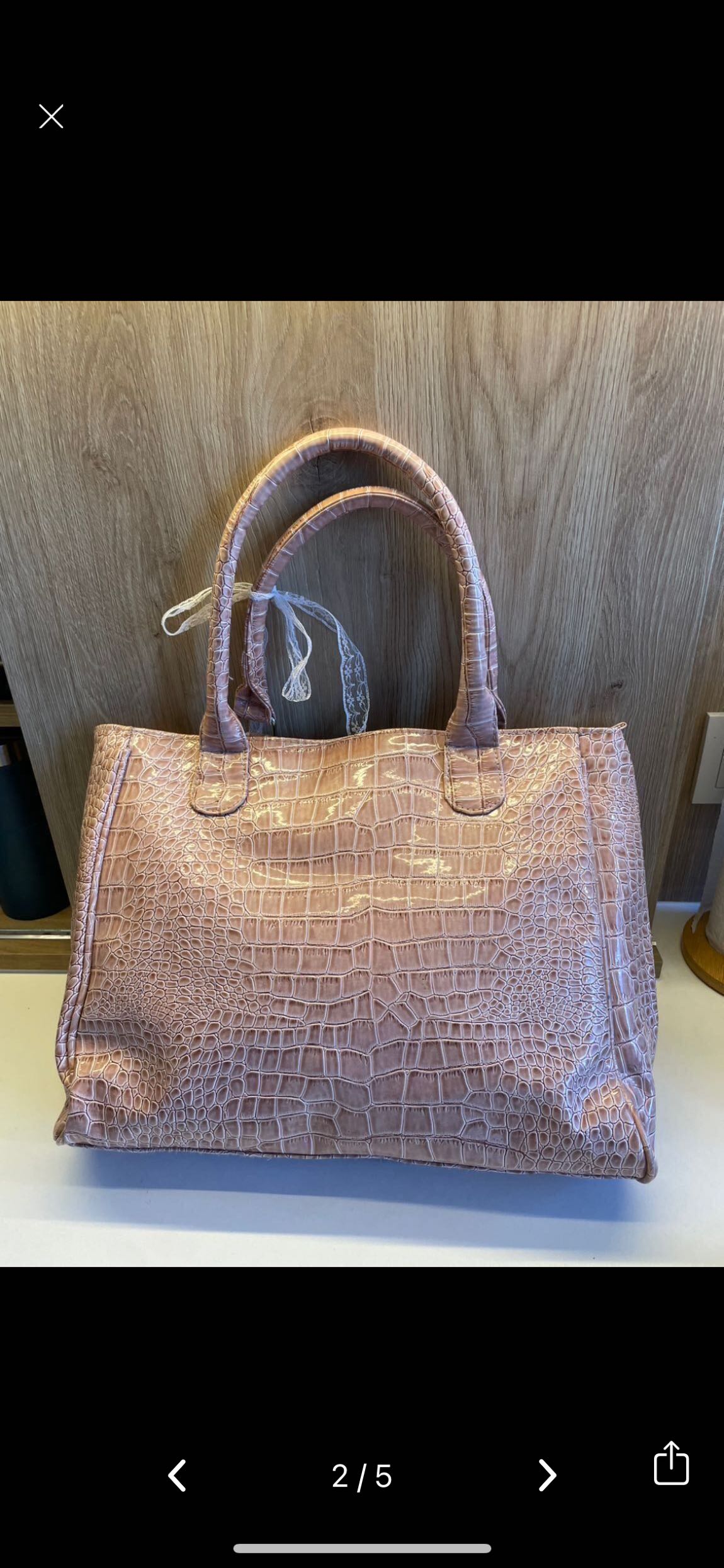 omuz çantası Pembe Deri avon — görsel 2/3