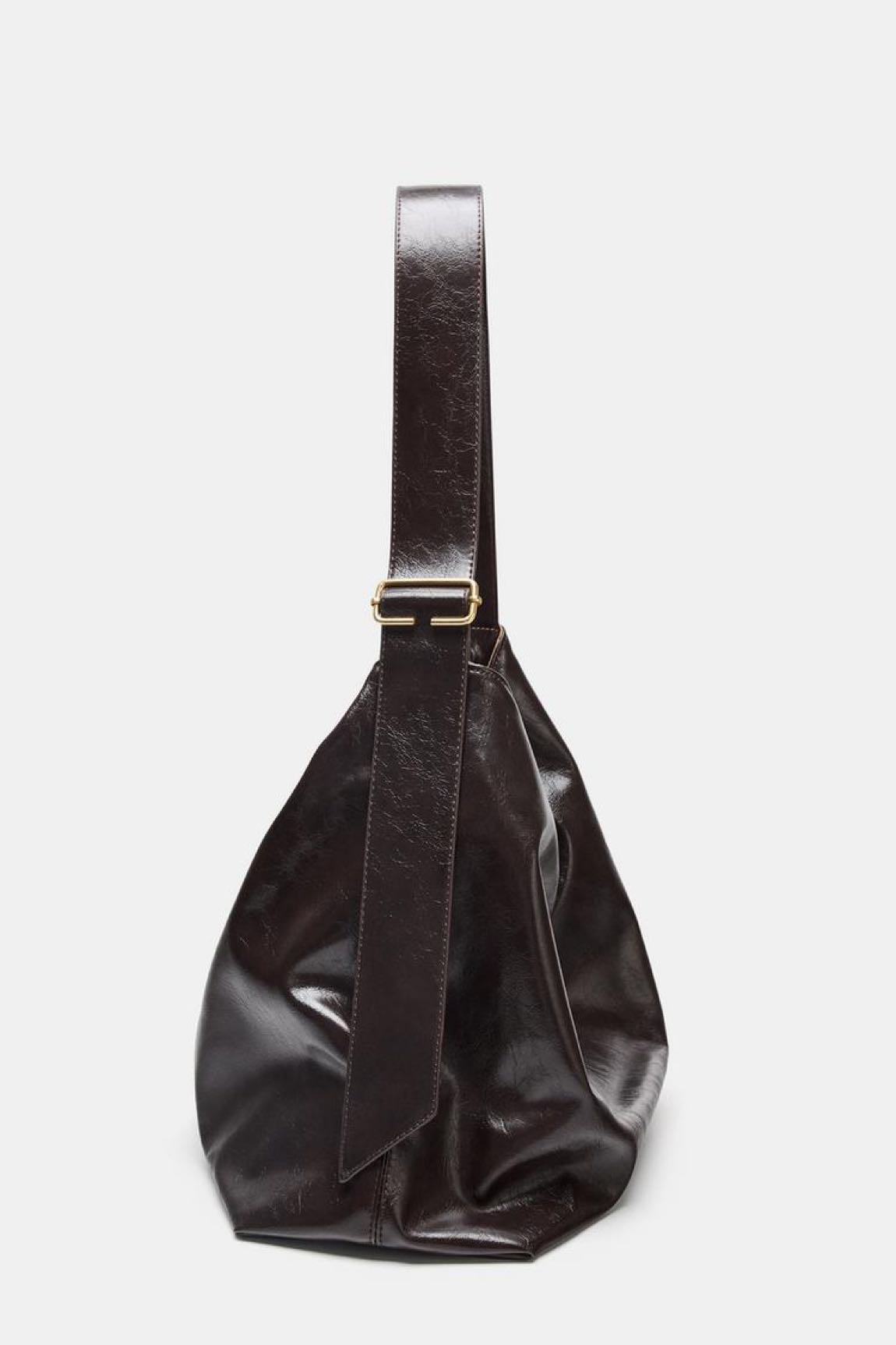 Zara kahverengi shopper çanta — görsel 4/6