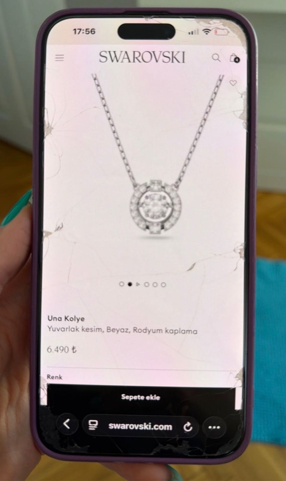 Swarovski Una Kolye — görsel 3/3