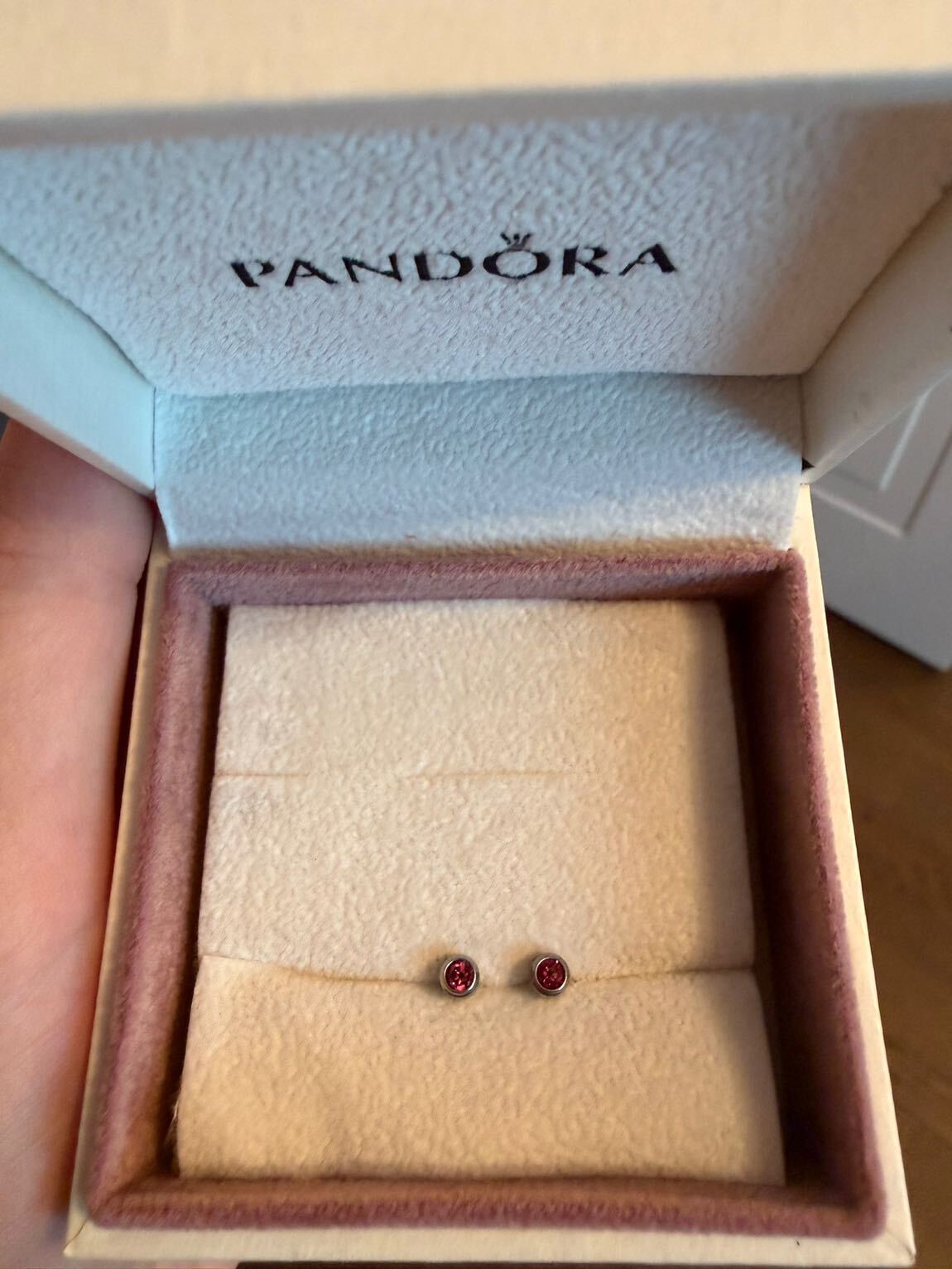 Pandora Pembe Küpe — görsel 4/8