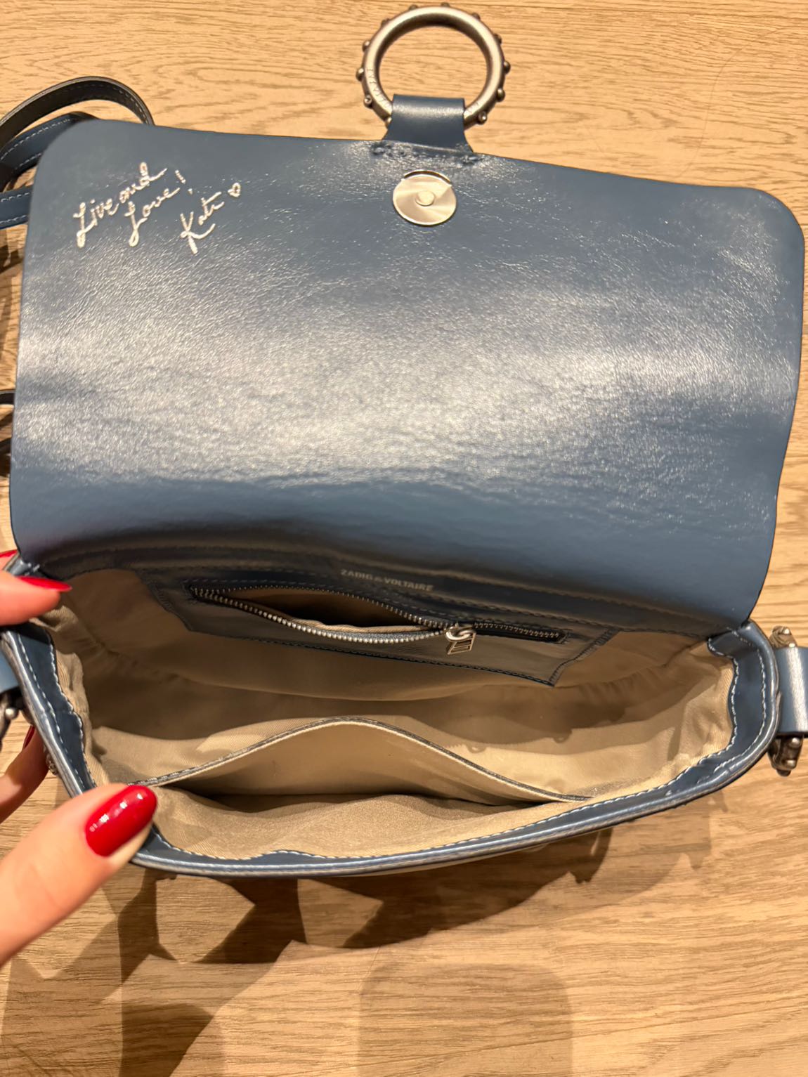 Zadig & Voltaire xKate Moss Deri Çanta — görsel 7/10
