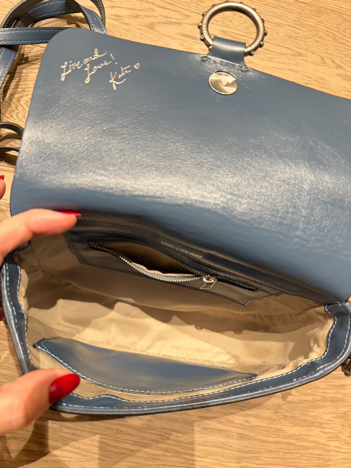 Zadig & Voltaire xKate Moss Deri Çanta — görsel 8/10
