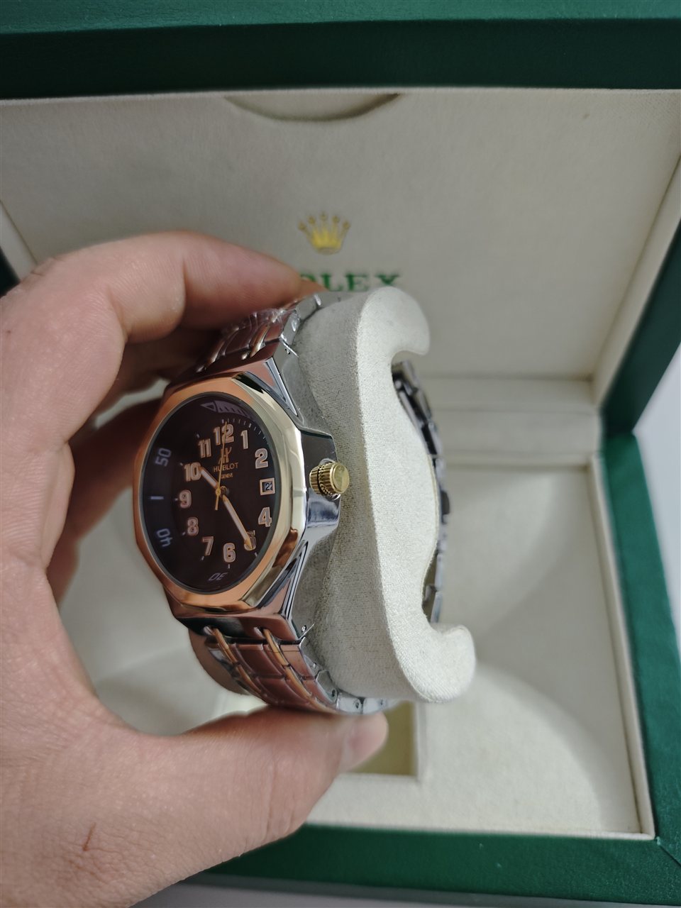 Hublot Saat - Siyah Kadran Çift Renk — görsel 2/3