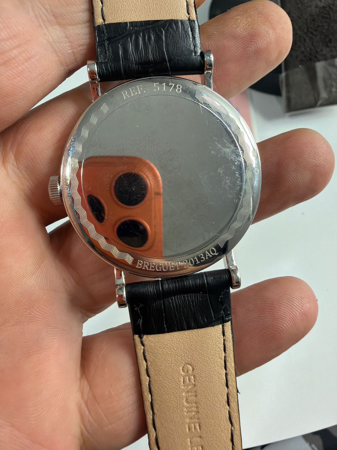 Breguet Siyah Deri Erkek Kol Saati — görsel 5/9