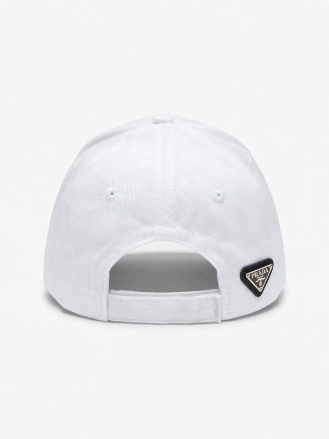 Prada Model Triangular Logo Spor Şapka — görsel 10/12