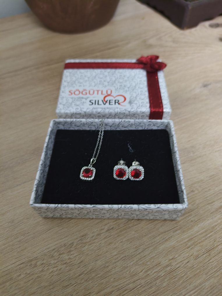 Söğütlü Silver Kolye ve Küpe Seti — görsel 2/3