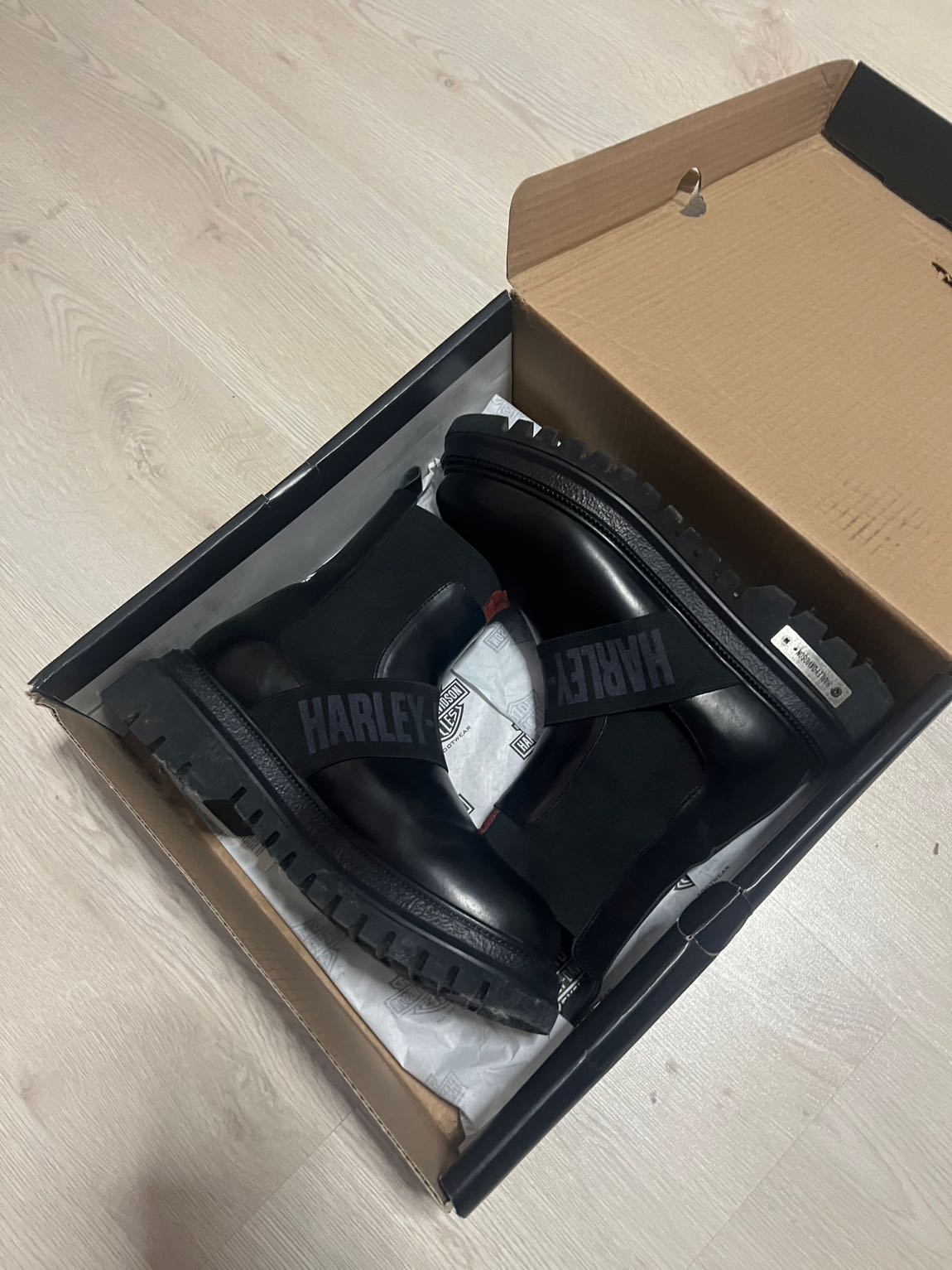 Harley Davidson Siyah Bot — görsel 12/12