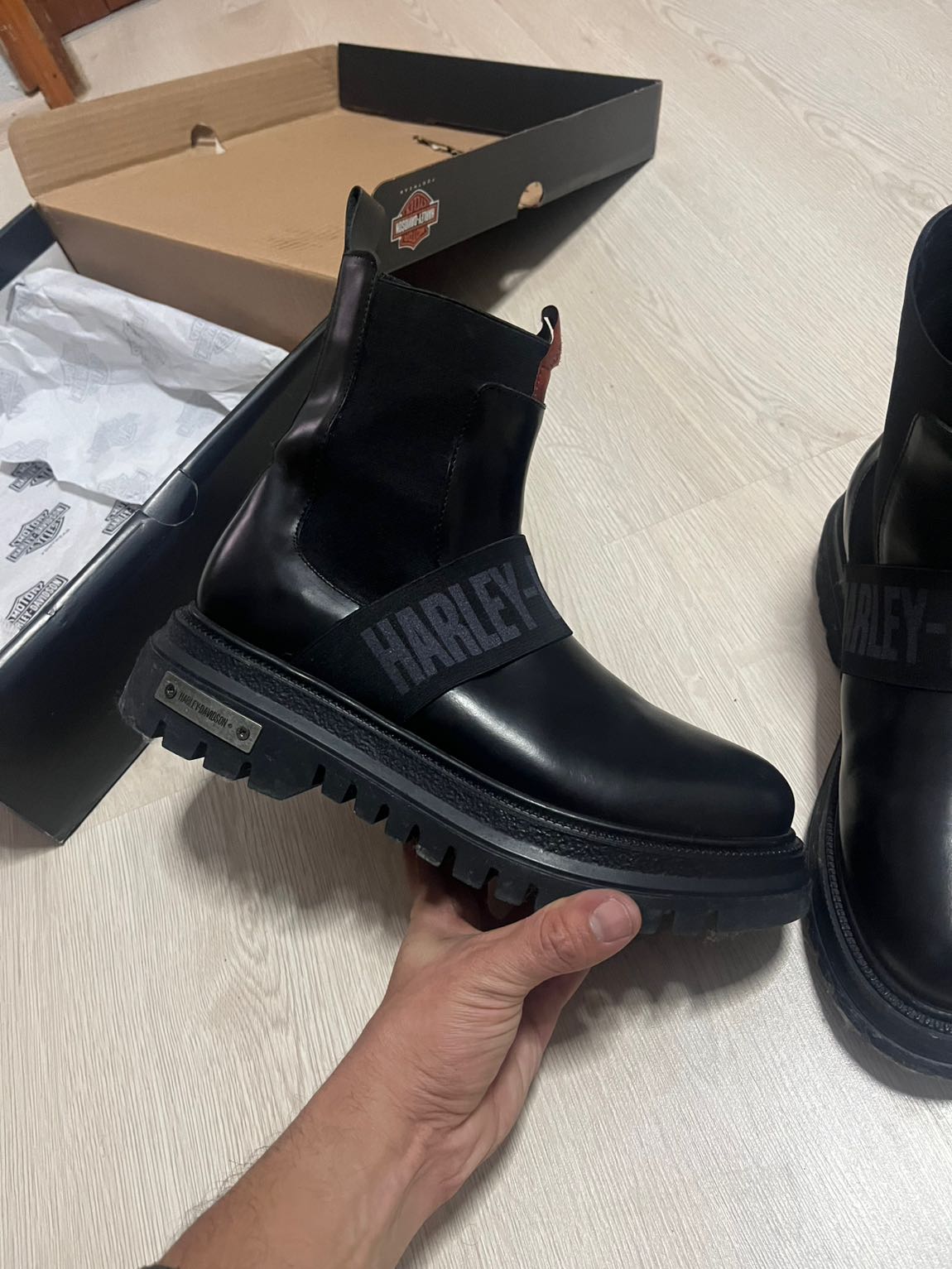 Harley Davidson Siyah Bot — görsel 7/12