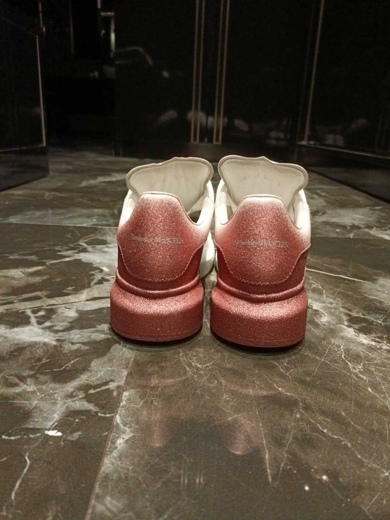 Alexander McQueen Pembe Beyaz Simli — görsel 3/13
