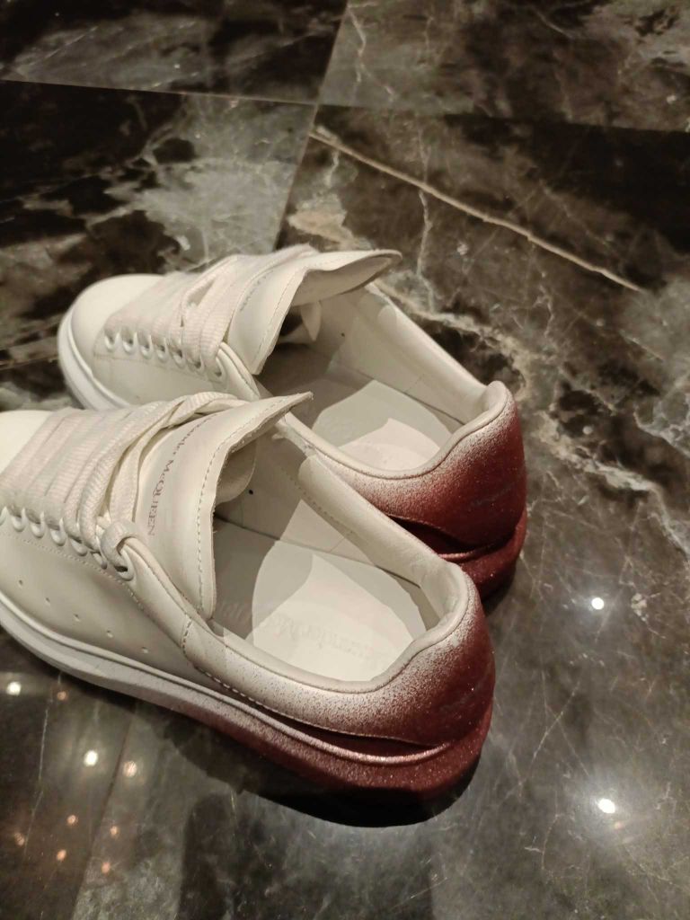 Alexander McQueen Pembe Beyaz Simli — görsel 8/13