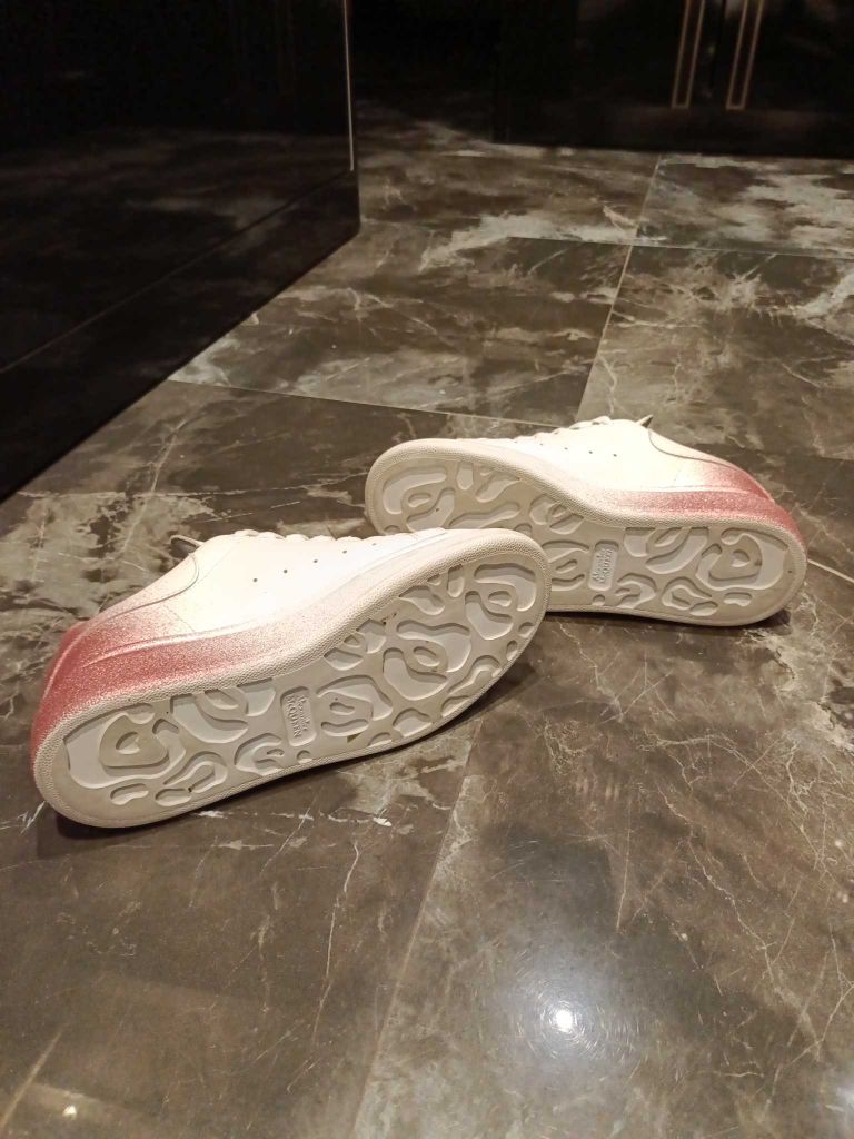 Alexander McQueen Pembe Beyaz Simli — görsel 12/13