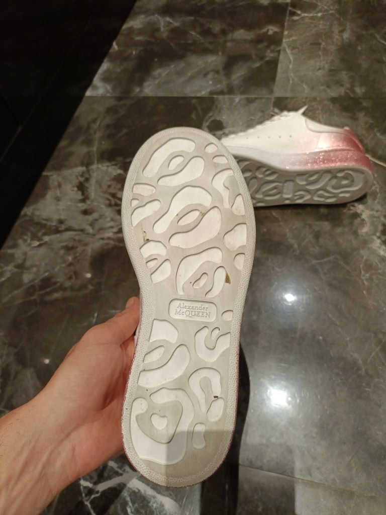 Alexander McQueen Pembe Beyaz Simli — görsel 13/13