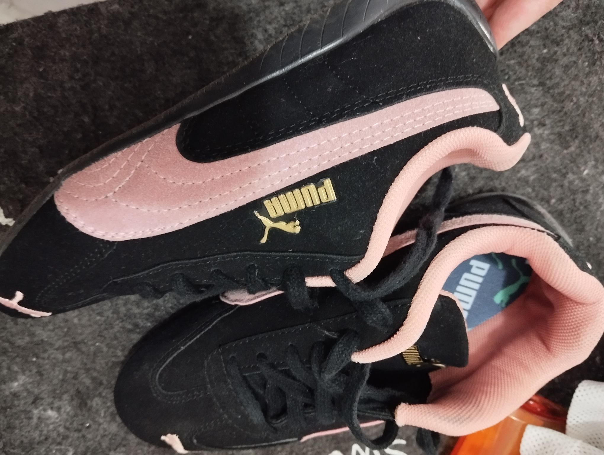 Orjinal Puma Siyah Pembe Spor Ayakkabı — görsel 3/6
