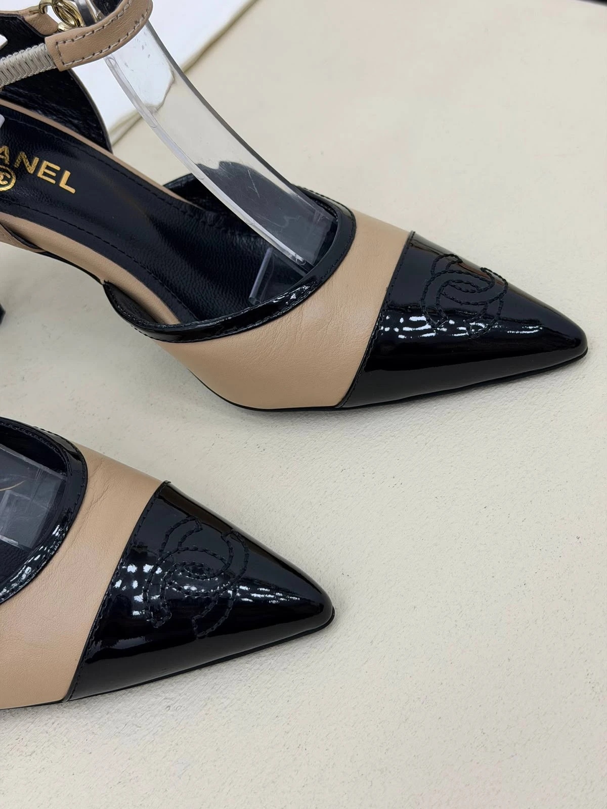 Chanel Topuklu Hakiki Deri İthal — görsel 2/8