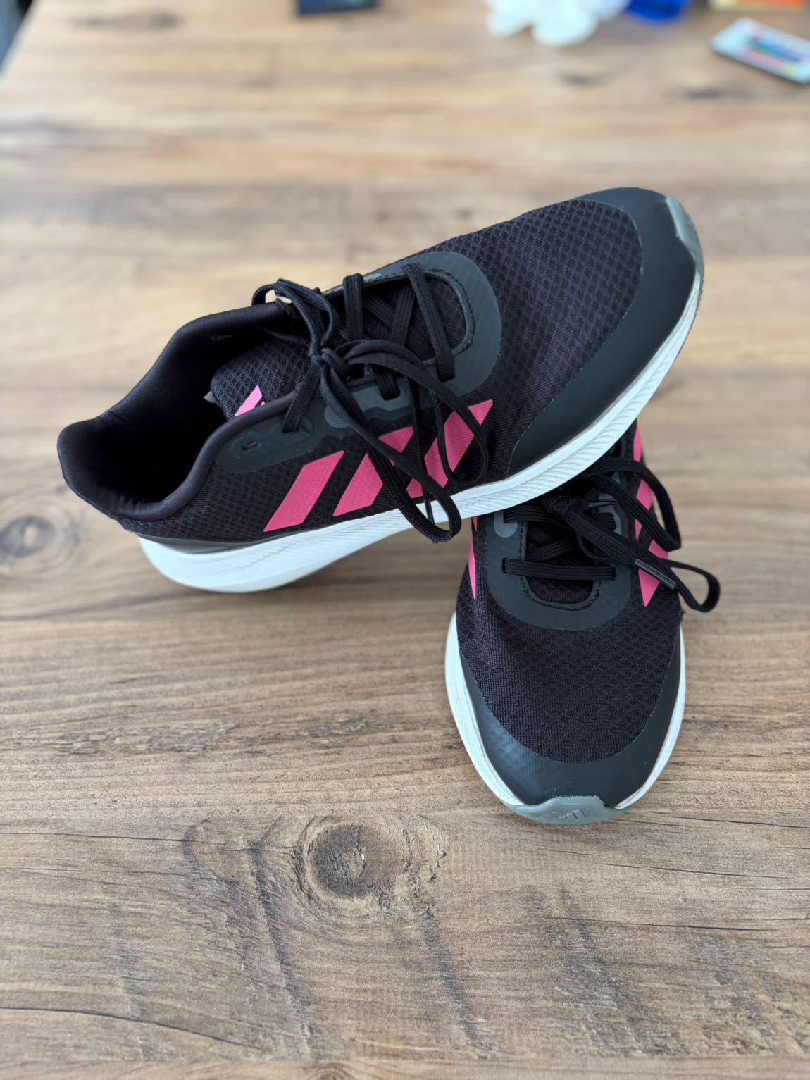 Adidas Siyah Pembe Kadın Spor Ayakkabı — görsel 4/7