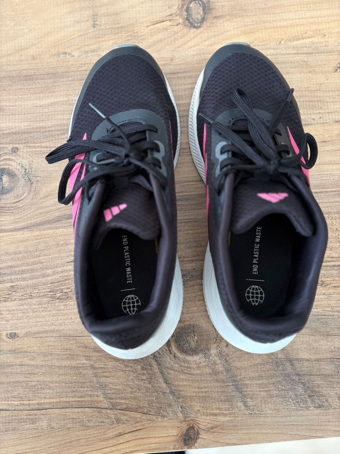 Adidas Siyah Pembe Kadın Spor Ayakkabı — görsel 3/7