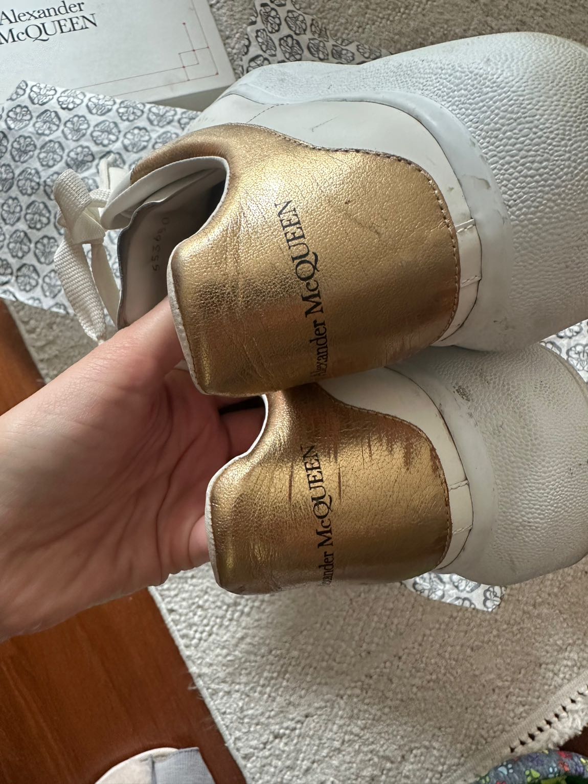 Alexander McQueen Beyaz Sneaker — görsel 6/8