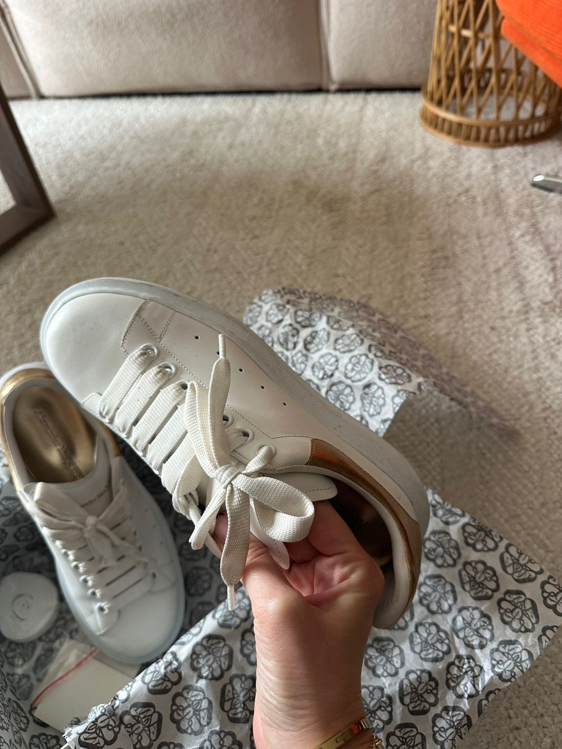 Alexander McQueen Beyaz Sneaker — görsel 5/8