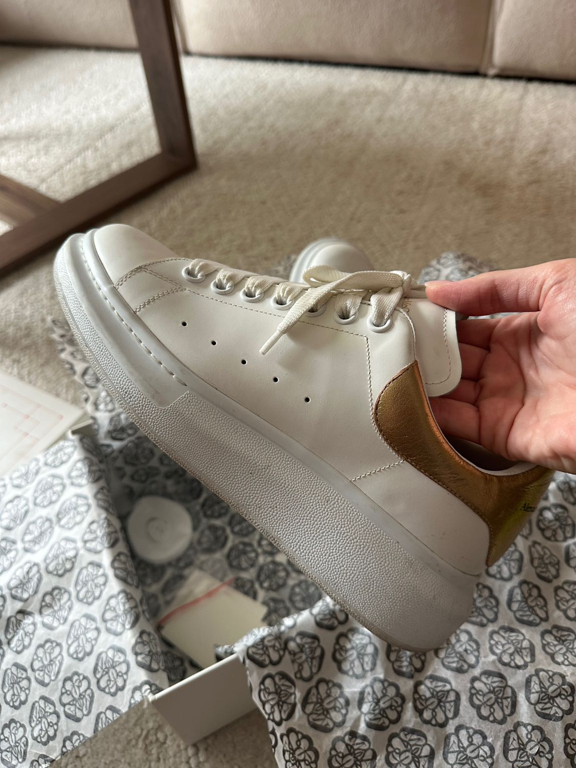 Alexander McQueen Beyaz Sneaker — görsel 3/8