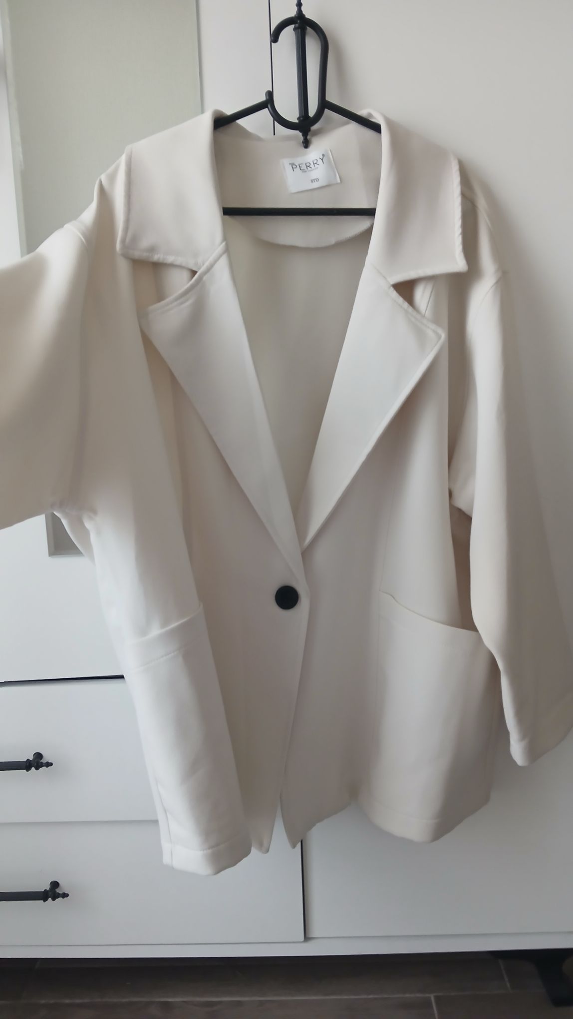 Krem Blazer Ceket — görsel 2/3