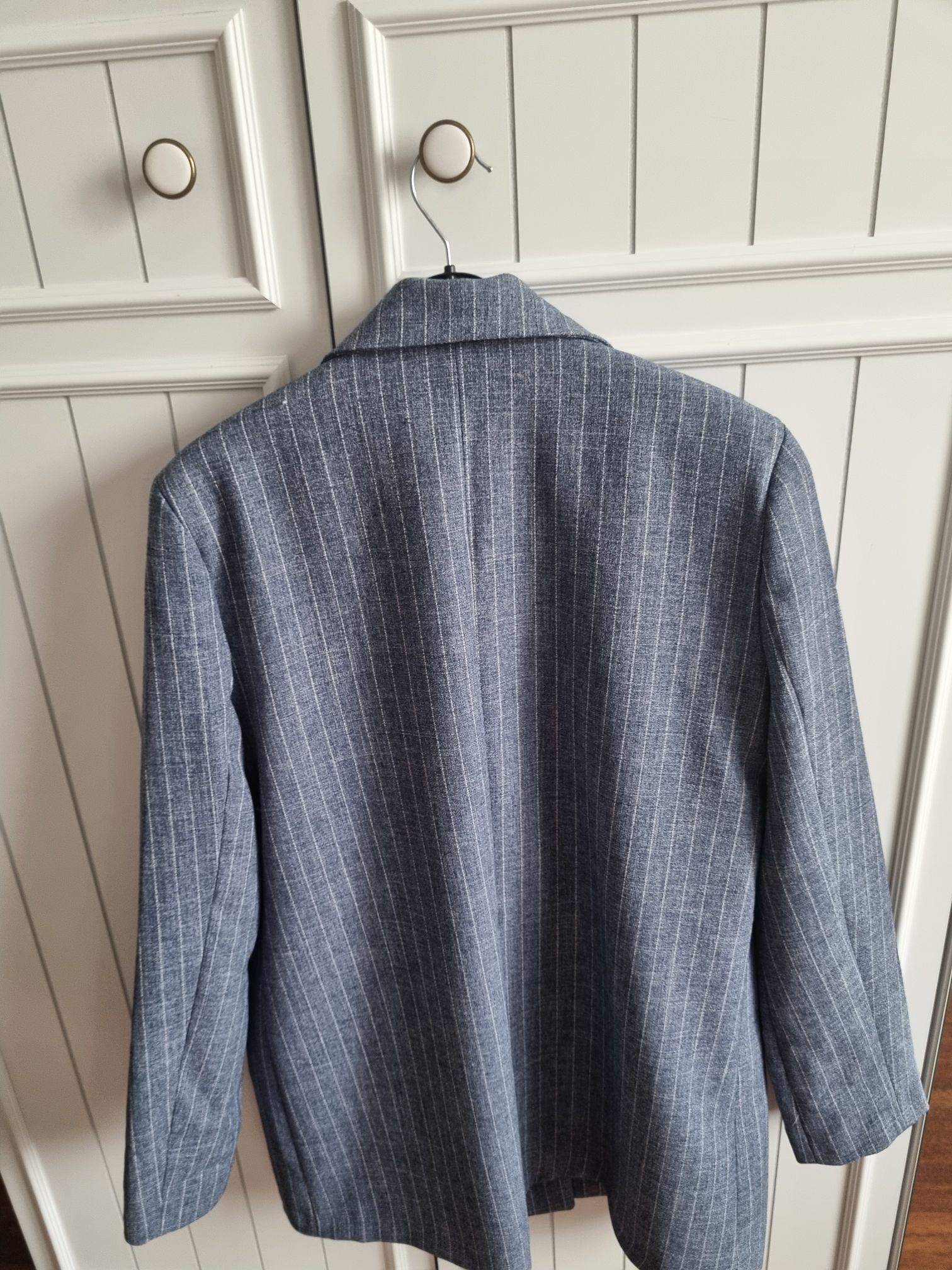 indigo Çizgili Blazer Ceket — görsel 2/2
